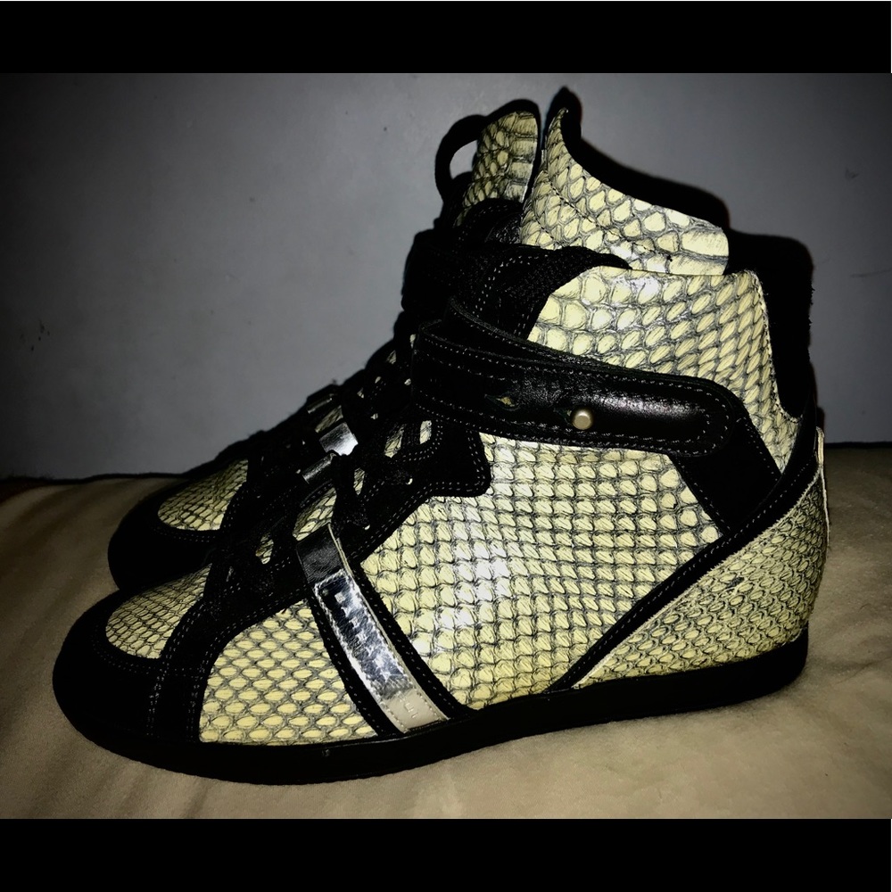 Barbara Bui Python Sneakers